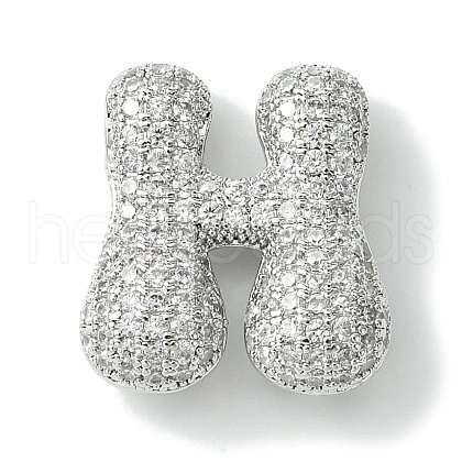 Rack Plating Brass Cubic Zirconia Pendants KK-S378-02P-H-1