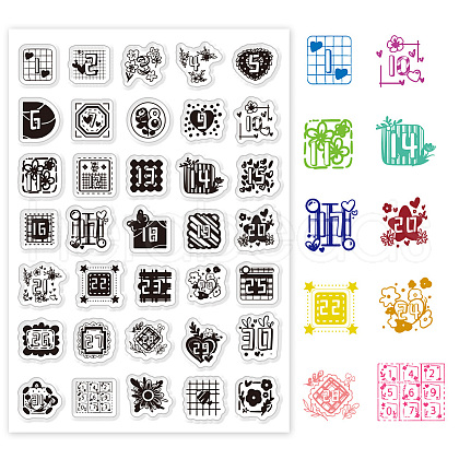 Custom Summer Theme PVC Plastic Clear Stamps DIY-WH0631-0276-1