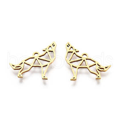 201 Stainless Steel Pendants STAS-N091-164LG-1
