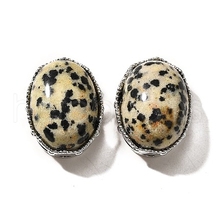 Natural Dalmatian Jasper Multi-Strand Links KK-M304-03P-17-1