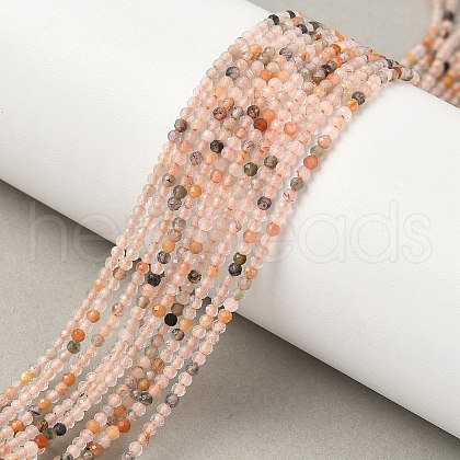 Natural Agate Beads Strands G-D306-A03-2mm-1