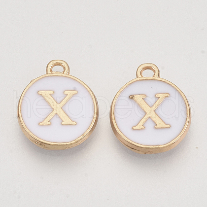 Golden Plated Alloy Charms X-ENAM-S118-01X-1