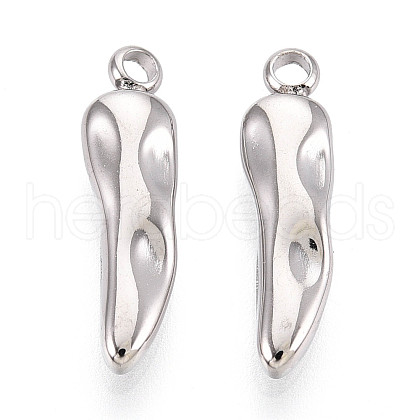 304 Stainless Steel Pendants STAS-T065-77P-1