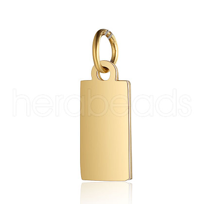 Ion Plating(IP) 304 Stainless Steel Pendants STAS-I311-31B-G-1