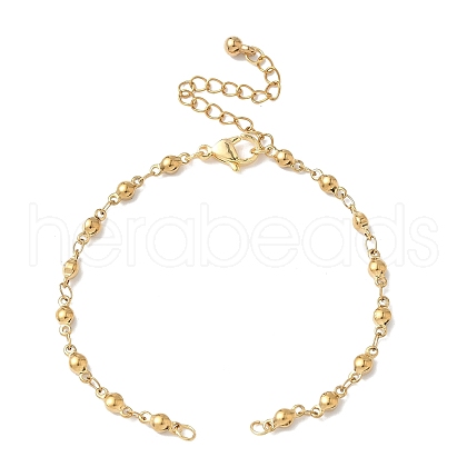 304 Stainless Steel Bar Link Chains Bracelet Making AJEW-JB01350-01-1