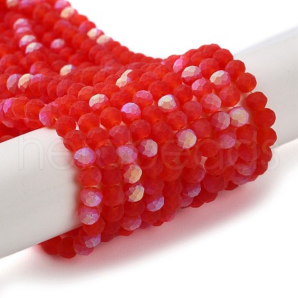 Transparent Glass Beads Strands EGLA-A034-T4mm-MB01-1