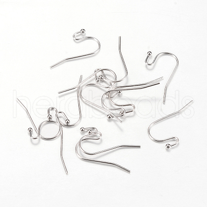 Brass Earring Hooks X-KK-R037-13P-1
