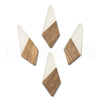 Luminous Glow in the Dark Wood & Resin Pendant WOOD-H104-02-1
