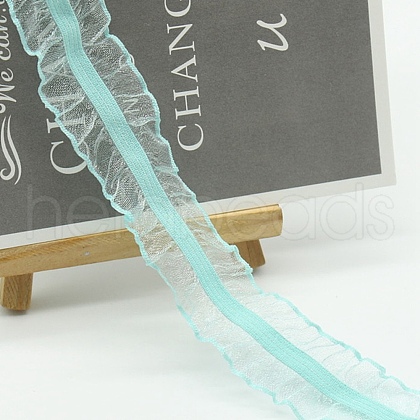 Chinlon Elastic Lace Trim EW-WH0013-18C-1