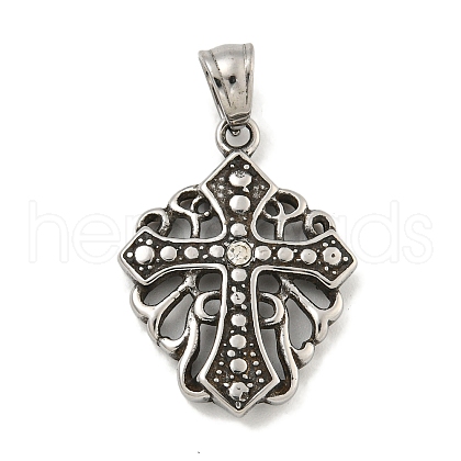 316 Surgical Stainless Steel Pendants STAS-E212-55AS-B-1