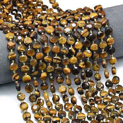 Natural Tiger Eye Beads Strands G-C116-A47-02-1