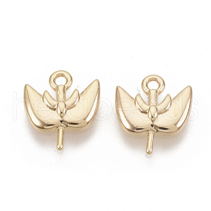 Brass Charms KK-T050-27G-NF-1
