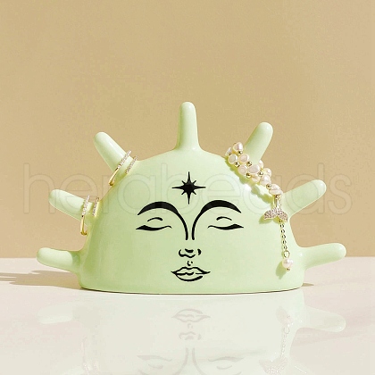 Sun Porcelain Ring Display Stands ODIS-NH0001-01B-1