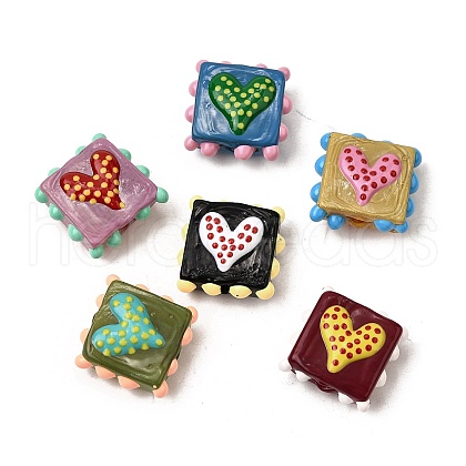 Handmade Lampwork Enamel Beads LAMP-S079-09-1