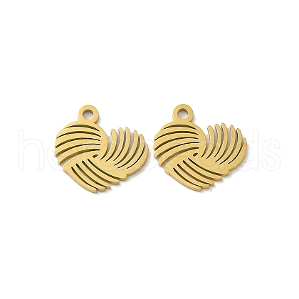 Ion Plating(IP) 304 Stainless Steel Charms STAS-J042-28G-1