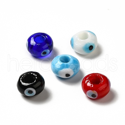 Handmade Evil Eye Lampwork Beads LAMP-A153-08-M-1