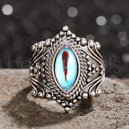Alloy & Rhinestone Finger Rings for Women FS-WGA0E63-05-1