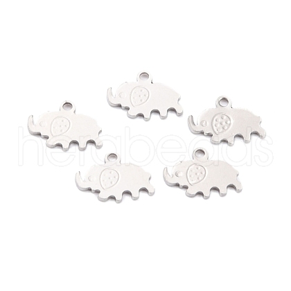 Non-Tarnish 304 Stainless Steel Charms STAS-F266-13P-1