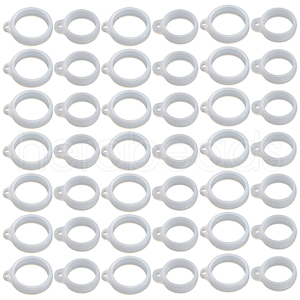 Gorgecraft 60Pcs 2 Style Silicone Pendant SIL-GF0001-43D-1