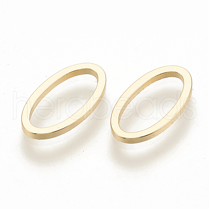 Brass Linking Rings KK-N0190-11G-1