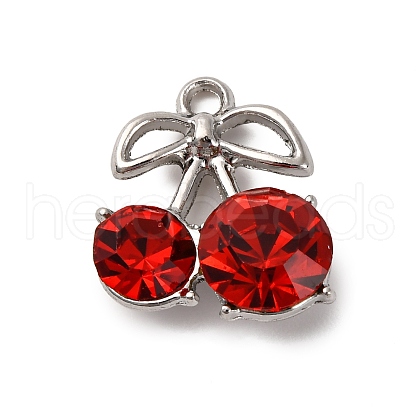 Cherry Alloy Pendants PALLOY-S051-02C-P-1