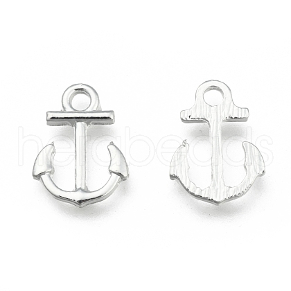 Anchor Brass Pendants ZIRC-F022-64S-1