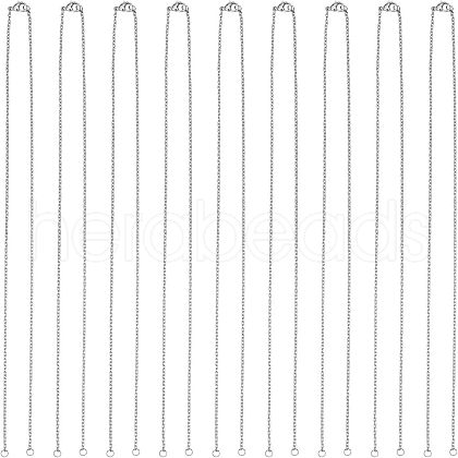 Unicraftale Half Finished 304 Stainless Steel Cable Chain Necklaces STAS-UN0038-66P-1