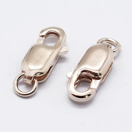 925 Sterling Silver Lobster Claw Clasps STER-K167-075A-RG-1