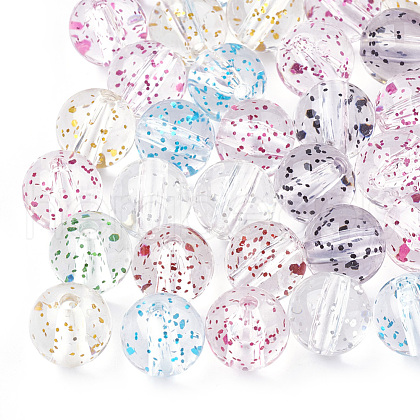 Transparent Acrylic Beads X-MACR-S361-02-10mm-1
