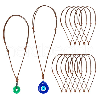 Eco-Friendly Korean Waxed Polyester Braided Adjustable Necklace Makings NJEW-TAC0015-01-1