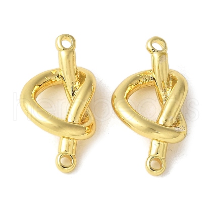 Brass Knot Connector Charms KK-S518-05G-1