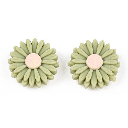 Food Grade Eco-Friendly Silicone Focal Beads SIL-F002-14F-1