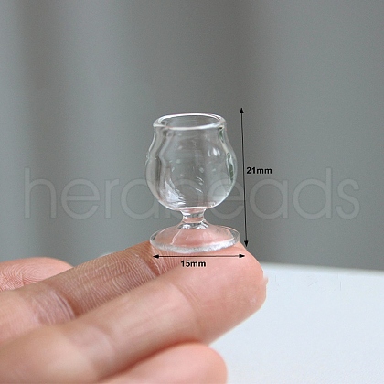 Glass Cups Miniature Ornaments MIMO-PW0001-149D-1