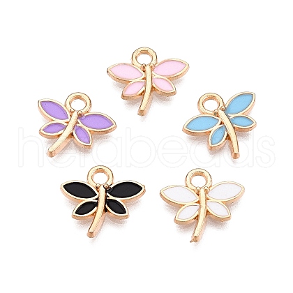 Alloy Enamel Charms ENAM-T021-18-1