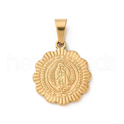 201 Stainless Steel Pendants STAS-C130-04C-G-1