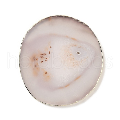 Natural Agate Coaster AJEW-NH0001-04G-04-1