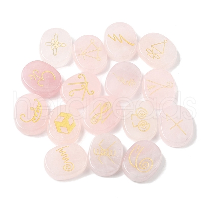 16Pcs 16 Styles Natural Rose Quartz Display Decorations G-F786-02A-04-1