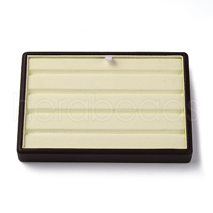 Slotted PU Leather & Wood Display Stands ODIS-H003-01B-1