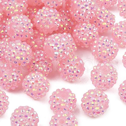 AB-Color Resin Rhinestone Beads RESI-S315-14x16-19-1