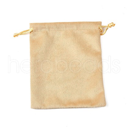 Velvet Jewelry Drawstring Storage Pouches ABAG-P013-02B-09-1