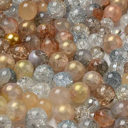 Mixed Style Glass Beads X1-GLAA-XCP0012-02W-1