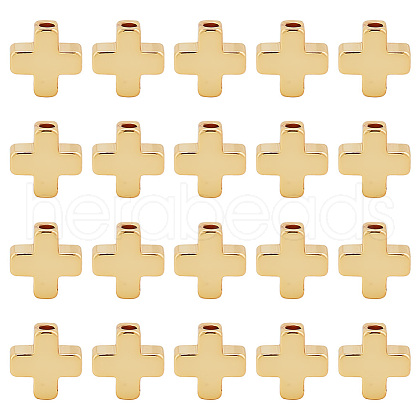ANATTASOUL 20Pcs Brass Beads KK-AN0001-05-1