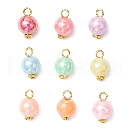 Opaque Acrylic Pendants PALLOY-JF03929-02-1