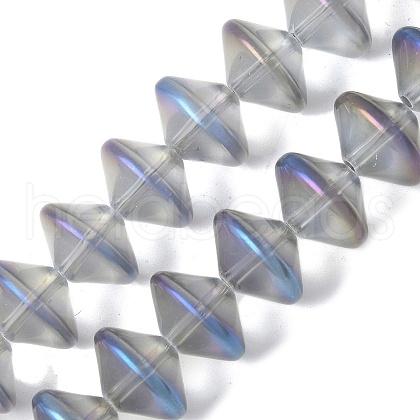 Electroplate Glass Beads Strands EGLA-G038-01A-FR02-1