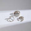 3Pcs Alloy Finger Rings Sets WG7802C-28-3