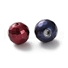 Faceted Round Shell Pearl Beads BSHE-XCP0001-78A-2