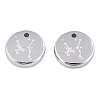 Non-Tarnish 316 Surgical Stainless Steel Charms STAS-S116-418G-P-2