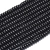 Natural Black Onyx(Dyed & Heated) Beads Strands G-P575-A37-4x2mm-2