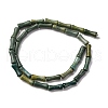 Natural Shoushan Jade Beads Strands G-L624-G01-12x5mm-3