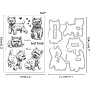 BENECREAT PVC Plastic Stamps DIY-BC0005-51-2